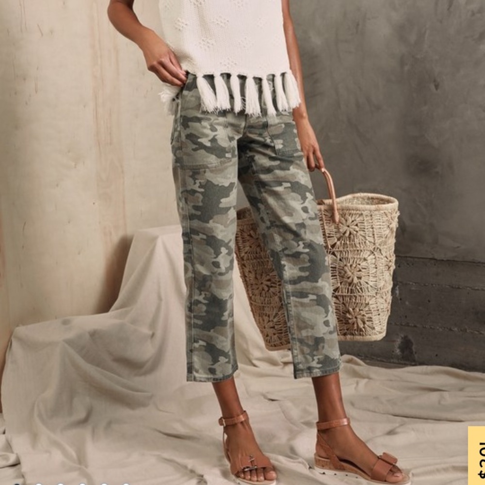 NWT Free People Camo Pant